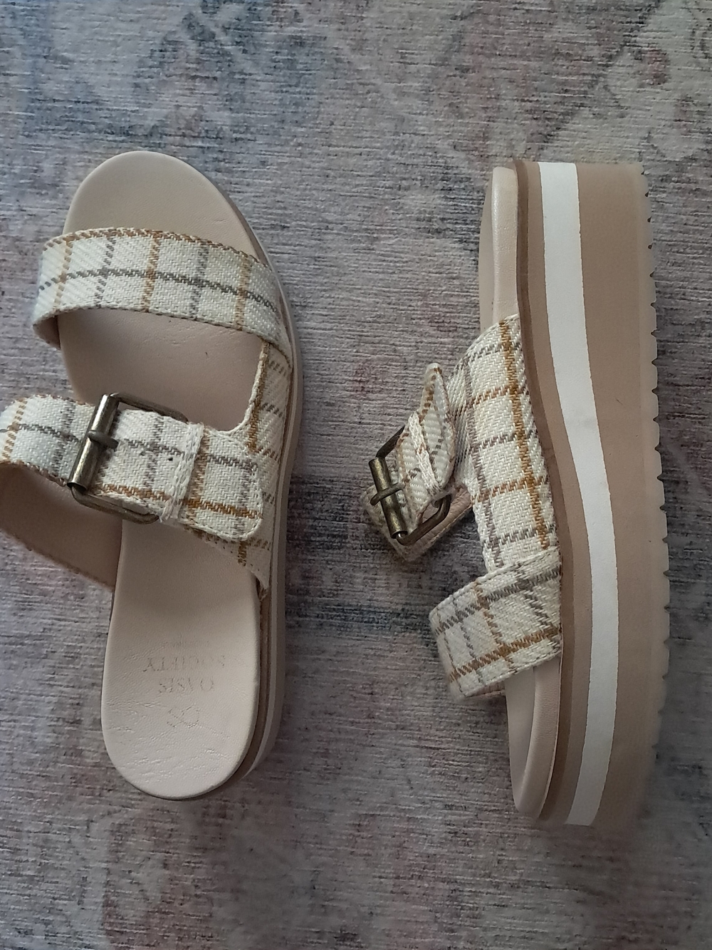 Platform Sandals With Buckle
